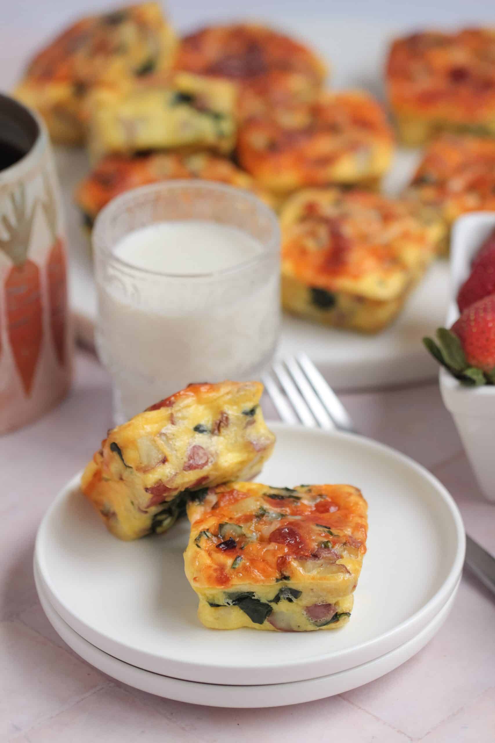 Potato cheddar chive breakfast bakes